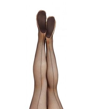 Capezio panty professional fishnet met naad