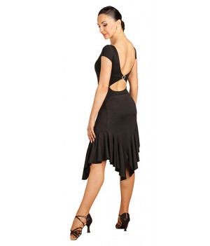 Capezio rok ruffle lang asymmetrisch